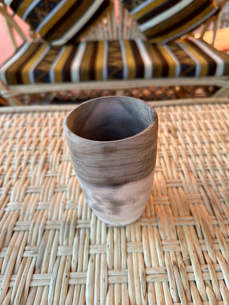 Handcrafted Wooden Cup – Natural, Eco-Friendly, and Perfect for Hot or Cold Beverages